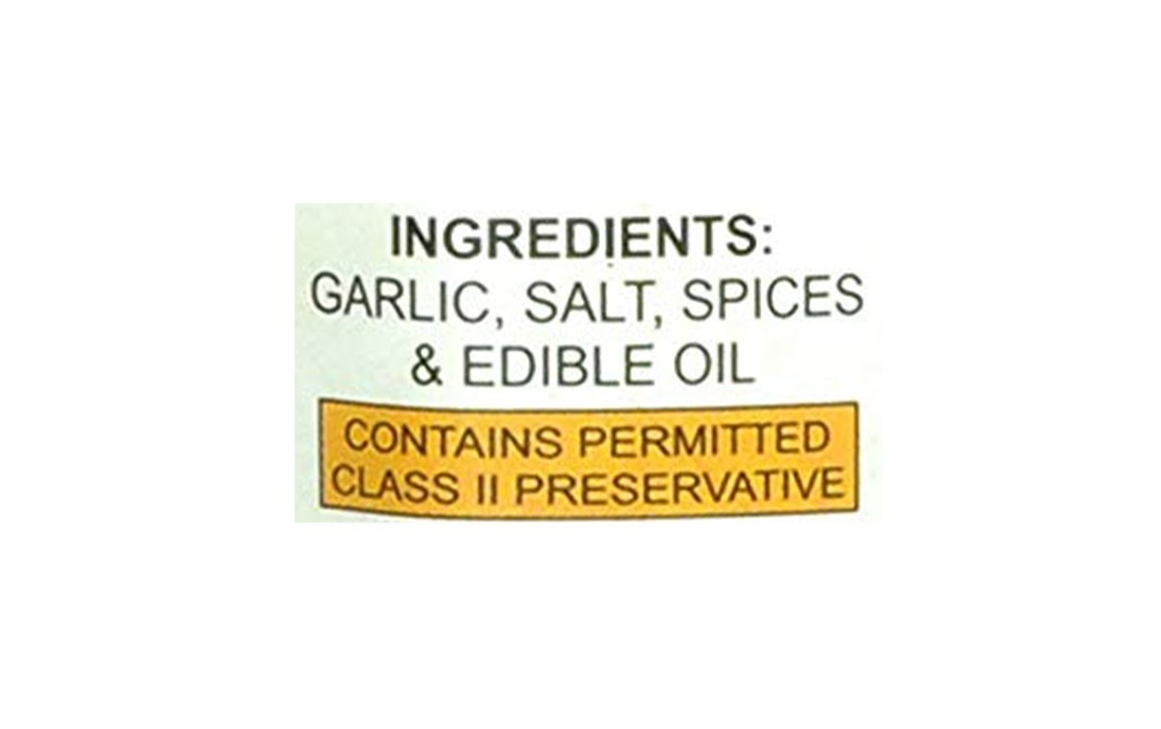 Sun Grow Garlic Picklel    Plastic Jar  500 grams